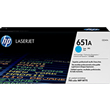 HP 651A Cyan LaserJet Toner Cartridge CE341A For MFP M775dn